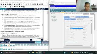 13312 Packet Tracer – Configure a WPA2 Enterprise WLAN on the WLC Tutorial Cisco Packet Tracer [upl. by Ahsel]