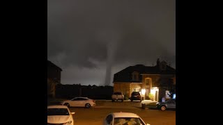 Best View Of Dallas Tornado 102119 [upl. by Eimat544]