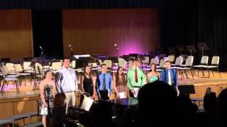 School Song  Matilda the Musical Miller Place Vocal Jazz Octet Cover [upl. by Averi]