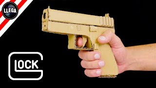 CÓMO HACER UNA PISTOLA CON CARTÓN  GLOCK 17 [upl. by Berner]