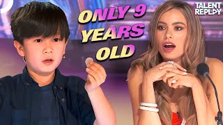 9YearOld Shoji Leaves AGT Judges Speechless with His Magic  Americas Got Talent [upl. by Lewert]