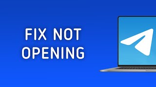 How To Fix Telegram Not Opening On PC [upl. by Felicio]