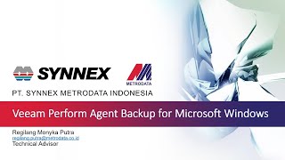 Veeam Perform Backup Agent Microsoft Windows [upl. by Adnak]