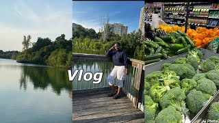 Vlog  first day at a New Church Glossary shopping walk in the park PR packing… Mercedes Obeng [upl. by Naelopan]