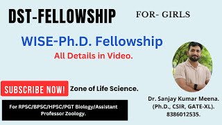 DST WISEPhD Fellowship For Girls [upl. by Norman]