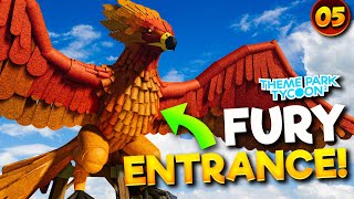 I Built the FURY ENTRANCE  Theme Park Tycoon 2 • 5 [upl. by Neelasor146]