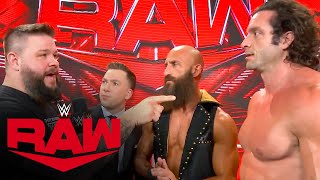 Tommaso Ciampa joins the Raw roster and encounters several Superstars Raw April 11 2022 [upl. by Aicnelav729]