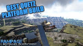 Quetz Platform Farming Build How to Best about trick glitch ARK survival evolved Quetzal platform [upl. by Keily]