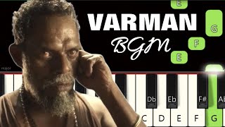 Varman BGM 🔥  Jailer  Piano tutorials  Piano Notes  Piano Online pianotimepass jailer bgm [upl. by Nolla]