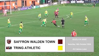 Saffron Walden Town v Tring Athletic Isuzu FA Vase Season 202425 [upl. by Atima48]