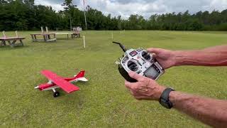 Loop Demonstrations and Crash of Spacewalker 2 RC Plane [upl. by Ananna]