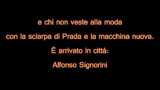 FedezAlfonso Signorini Lyrics [upl. by Jezabelle858]