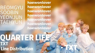 TXT  Quarter Life Line Distribution [upl. by Eserehc442]