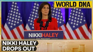 US Elections 2024 Nikki Haley quits Presidential race paving way for TrumpBiden rematch  WION [upl. by Dewey]