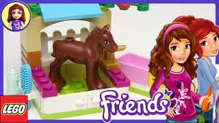 LEGO Friends Little Foal Set Unboxing Review and Play  Kids Toys [upl. by Aicil]