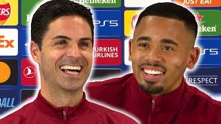 🔴 LIVE  Mikel Arteta and Gabriel Jesus prematch press conference  Arsenal v Bayern Munich [upl. by Grearson]