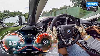 2018 BMW 530d 265hp  0250 kmh acceleration 60FPS [upl. by Ynad56]