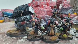 Black Templars vs Orks Warhammer 40k battle report [upl. by Atnovart870]