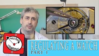 How to regulate a mechanical watch  watch repair tutorial [upl. by Lorie341]