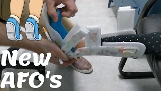 Getting New AFOs  AFO  Ankle Foot Orthosis Process From Start To Finish  Girl With Autism [upl. by Lucy]