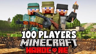 100 Players Simulate REALISTIC WAR in Minecraft [upl. by Oringa]