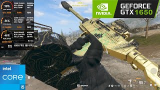 GTX 1650  Call of Duty Warzone 3 FSR 3 Frame Generation [upl. by Sung699]