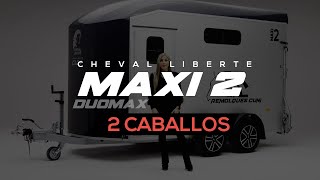 REVIEW Remolque para 2 caballos MAXI 2 Cheval liberte [upl. by Stag580]