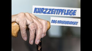 Kurzzeitpflege  ein Budget für Krisensituationen [upl. by Ede]