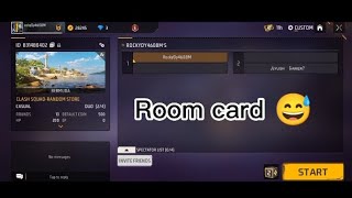 free fire  friend game 😅 room card free fire [upl. by Enerahs]