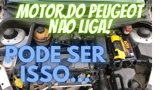 PEUGEOT 206 OU 207 NÃO DÁ PARTIDAPAROU NÃO LIGA PODE SER FÁCIL RESOLVER [upl. by Leinto899]