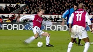 Dennis Bergkamp great lob goal vs Leverkusen  200102 HQ [upl. by Sherill]