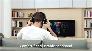 DAYSNEW Wireless TV Headphone ADH300J User Guide [upl. by Nohsav]