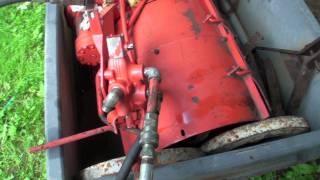 caseingersoll 3point tiller pto [upl. by Kcyrred]