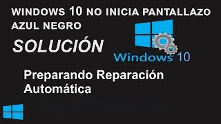 REPARAR Windows 10 no inicia sale Reparación automática Restableciendo este PC no me entra a windows [upl. by Lyrrehs]