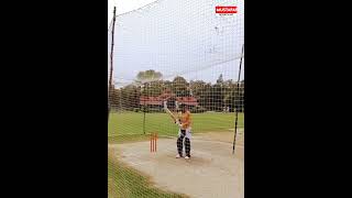 Babar Azam batting practice session at Bohranwali Ground FaisalabadBabarAzam ChampionsCup [upl. by Akcir]