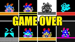 The DEATH of Mappy in Every Mappy Version  all Game Over screens [upl. by Rue533]