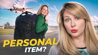 Best personal item bag for international travel [upl. by Swehttam]