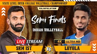 SRM IST Vs lOYOLA  SEMI FINALS  LIVE  RAJAPALAYAM [upl. by Nidnal741]