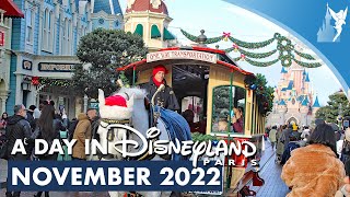 📅 A day in Disneyland Paris November 2022 [upl. by Gav]