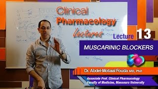 Autonomic Pharmacology Ar  Lec 13  Muscarinic blockers [upl. by Aztinaj]