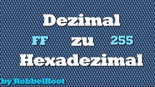 Zahlensysteme Dezimal zu Hexadezimal umrechnen [upl. by Eneleahcim]