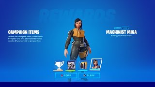 Fortnite save the world getting machinist mina challenges [upl. by Arjan389]