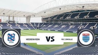 HEERENVEEN VS PEC ZWOLLE [upl. by Anha]