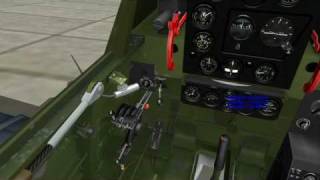 Clickable cockpit preview in Il2 1946 [upl. by Roderigo]