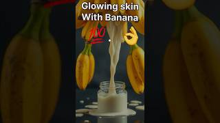 Banana Peel Magic💯AntiAging Face Mask for Glowing Skin✅shorts short tiktok skincare beauty [upl. by Kieran399]