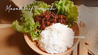 Resep beef teriyaki  masak olahan beef dijamin enak [upl. by Niddala707]