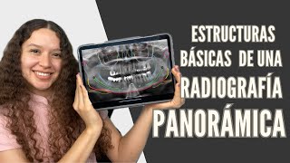 Identificando estructuras de una radiografía panorámica u ortopantomografia  Odontologia con Cri [upl. by Gilbart]