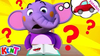 Kent el Elefante  Vamos a aprender los vehículos con Kent y su libro  Aprende jugando [upl. by Sollie209]