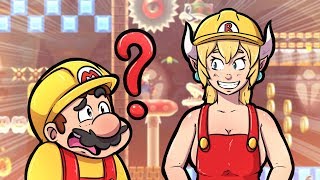 A BOWSETTE INVADIU O MEU SUPER MARIO MAKER [upl. by Bondy18]