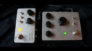 Fairfield Circuitry  Unpleasant Surprise into Randys Revenge Fuzz Ring Modulator [upl. by Sybyl]